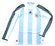 アルゼンチン08-09代表ホーム長袖