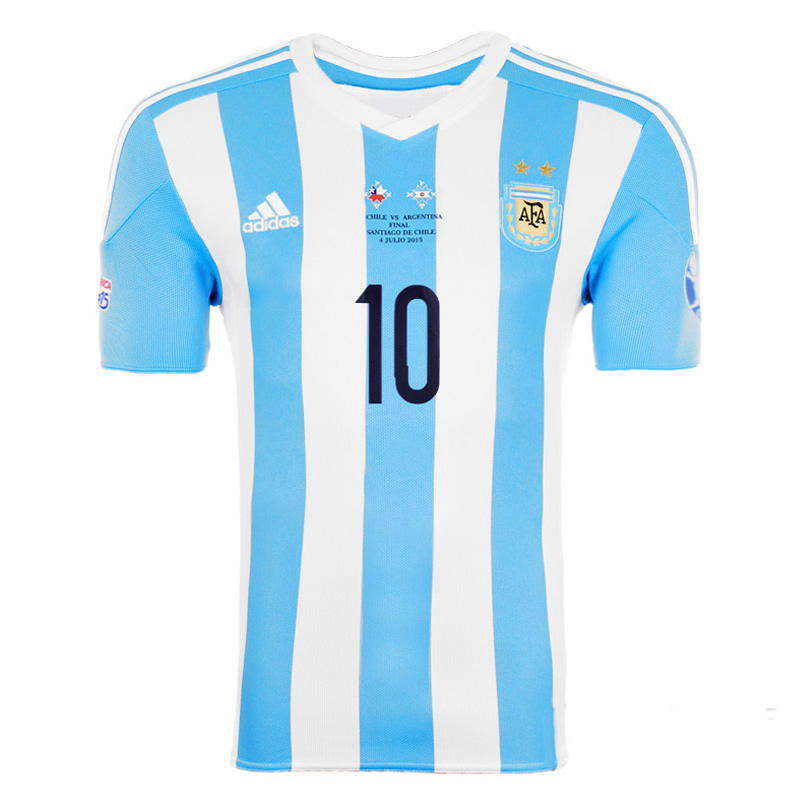 アルゼンチン代表2015ホーム　コパ・アメリカ決勝戦バージョン　メッシ　10　