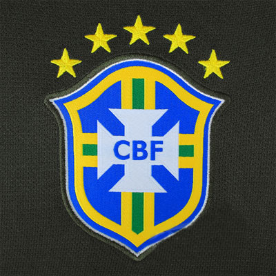 ブラジル代表スポンサー付き　黒　エンブレム