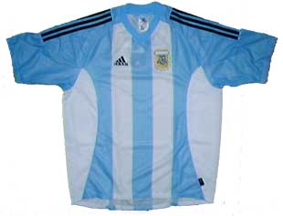 アルゼンチン代表2002ホーム　正面