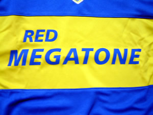 ボカ・ジュニオルス2005ホームRED MEGATONE 胸スポンサーRED MEGATONE