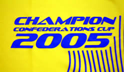 ブラジル代表2005コンフェデレーションズカップ優勝記念Ｔ−シャツ　ＣＨＡＭＰＩＯＮ　ＣＯＮＦＥＤＲＡＴＩＯＮＳ　ＣＵＰ