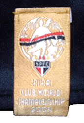 サンパウロ2005GKホーム 右下のタグ拡大 FIFA CLUB WORLD CHAMPIONSHIP 2005