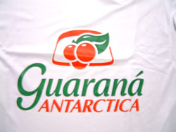 ブラジル代表06-07スポンサー付きトレーニングシャツ グァラナ アンタルティカ 清涼飲料水メーカー