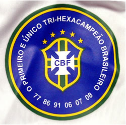 サンパウロFC09-10ホーム 6度の優勝を記念