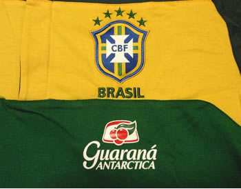 ブラジル代表2010 ホロシャツ スポンサー付き - サッカー