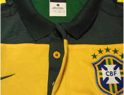 ブラジル代表2010 ホロシャツ スポンサー付き - サッカー