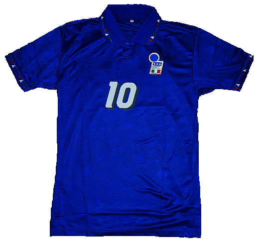 イタリア代表1994ホーム 10 バッジオ - 海外から直輸入してサッカー